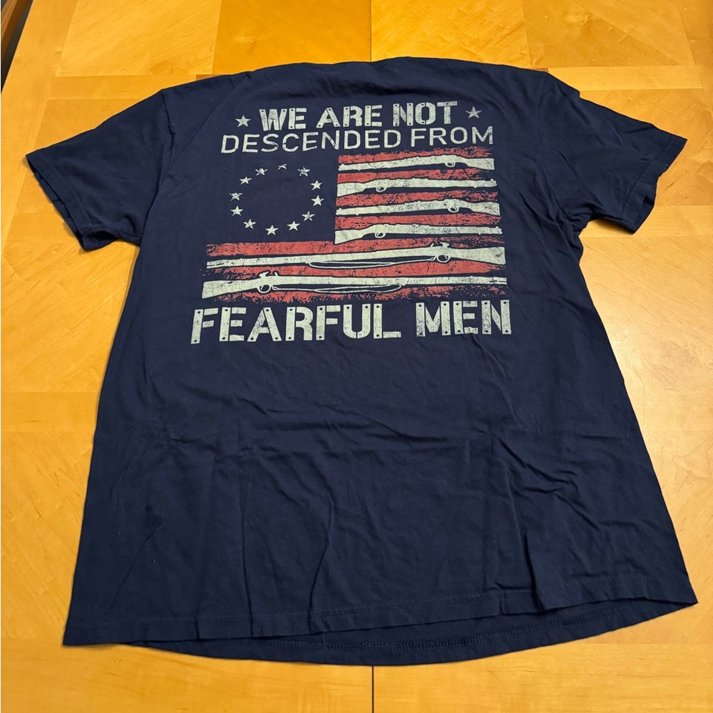 Gildan Navy Patriotic Men's T-Shirt